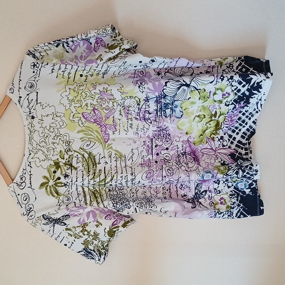 CJ Banks Dragonfly Parisan Top With Jewels - Picture 5 of 5